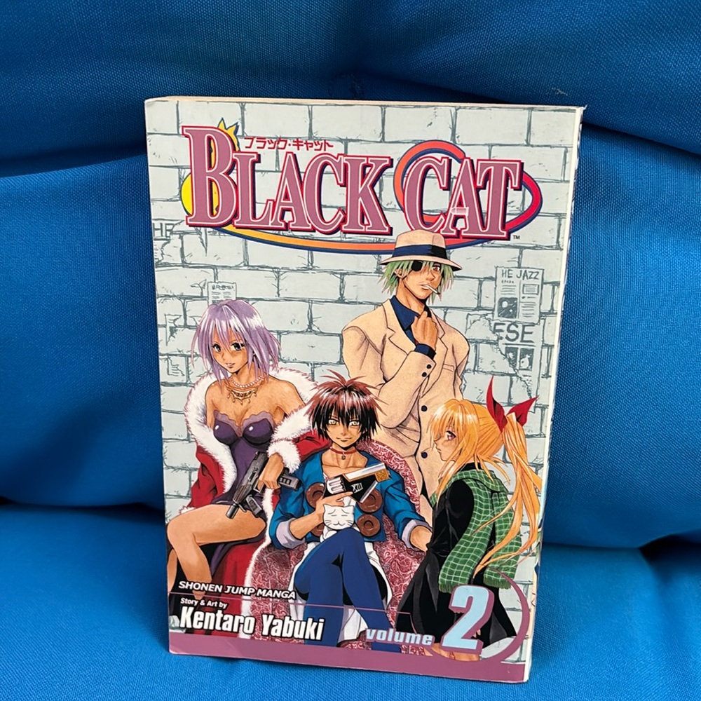 Black Cat Volume 2 By Kentaro Yabuki Shonen Jump Manga Rated T+ For Older Teens